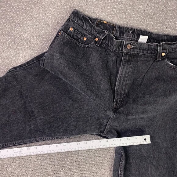 Vintage Levi's 550 Jeans Womens 22W Fit 39 x 31.5 Black Relaxed Fit Tapered Leg - Picture 13 of 14